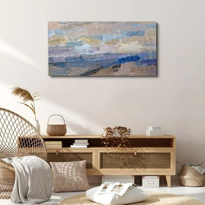 Schilderij op doek Vreedzame lucht boven de zee