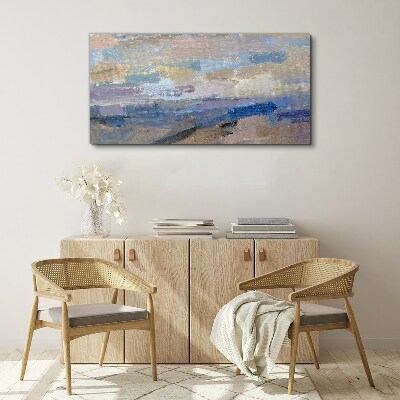 Schilderij op doek Vreedzame lucht boven de zee