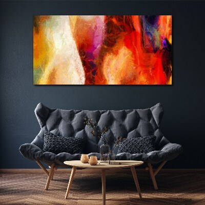 Canvas schilderij Intense kleuren van abstractie