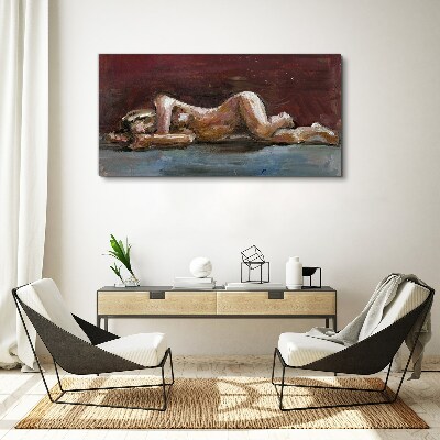 Canvas schilderij Een intiem moment