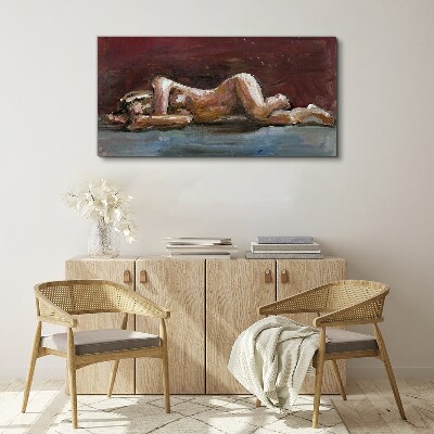 Canvas schilderij Een intiem moment