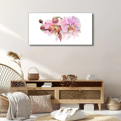 Foto op canvas Orchidee in pasteltinten