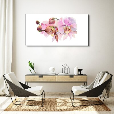 Foto op canvas Orchidee in pasteltinten