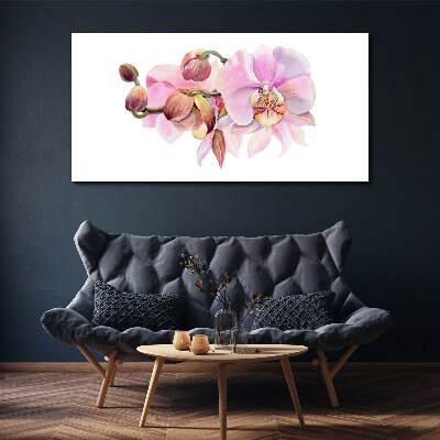 Foto op canvas Orchidee in pasteltinten