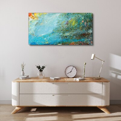 Schilderij op doek Abstract kleurenspel