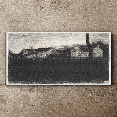 Schilderij op doek De stilte voor de storm