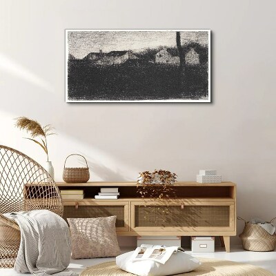 Schilderij op doek De stilte voor de storm