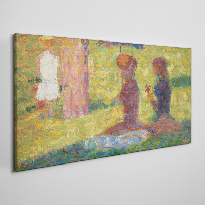 Canvas schilderij Vastgelegde momenten in pastelkleuren