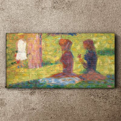 Canvas schilderij Vastgelegde momenten in pastelkleuren