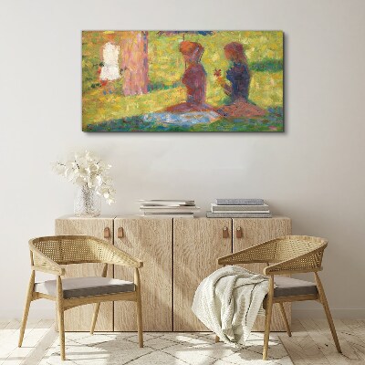 Canvas schilderij Vastgelegde momenten in pastelkleuren