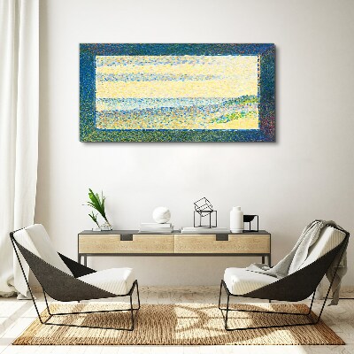 Schilderij op doek Golven van kleur in het zomerlicht