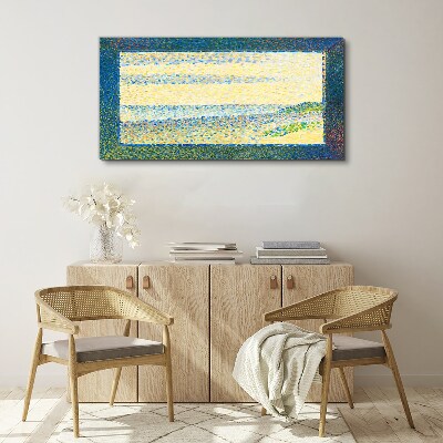 Schilderij op doek Golven van kleur in het zomerlicht