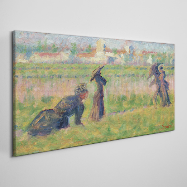 Foto op canvas Een wandeling in de zon