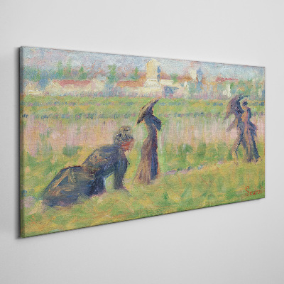 Foto op canvas Een wandeling in de zon