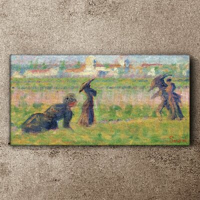 Foto op canvas Een wandeling in de zon