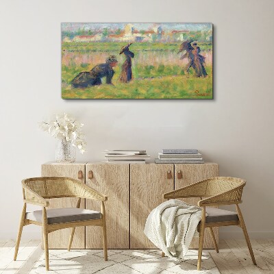 Foto op canvas Een wandeling in de zon