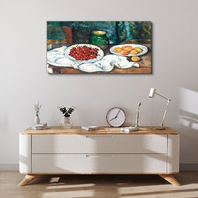 Schilderij op doek Stilleven met fruit