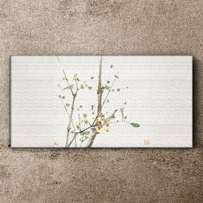 Schilderij op doek Een bloementak in delicate tinten