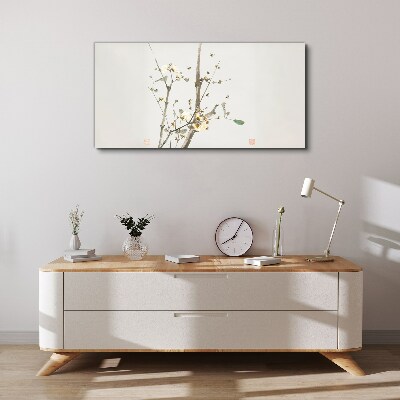 Schilderij op doek Een bloementak in delicate tinten