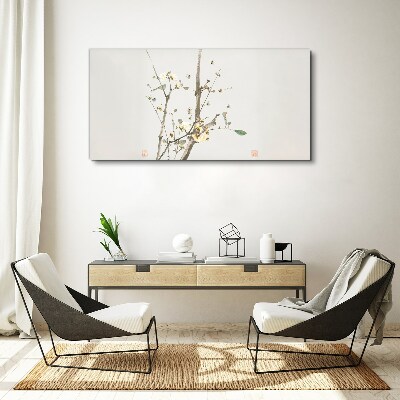 Schilderij op doek Een bloementak in delicate tinten