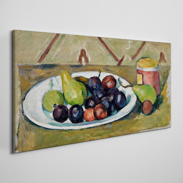Foto op canvas Fruitcompositie op een bord
