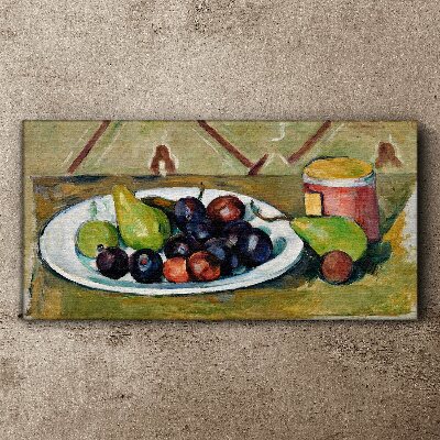 Foto op canvas Fruitcompositie op een bord