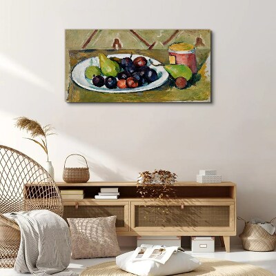 Foto op canvas Fruitcompositie op een bord