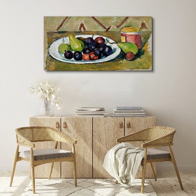 Foto op canvas Fruitcompositie op een bord