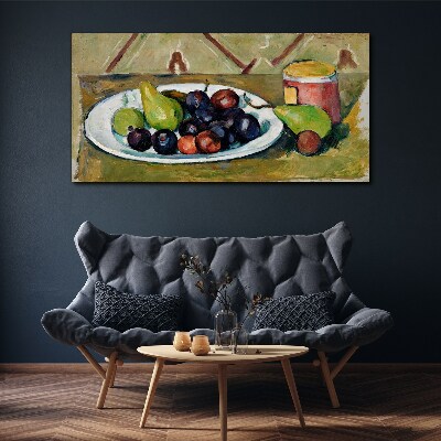 Foto op canvas Fruitcompositie op een bord