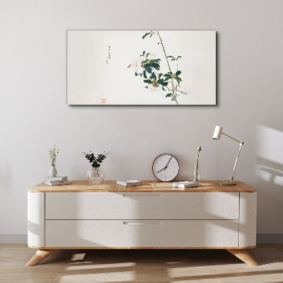 Canvas schilderij Een bloemencompositie in delicate tinten