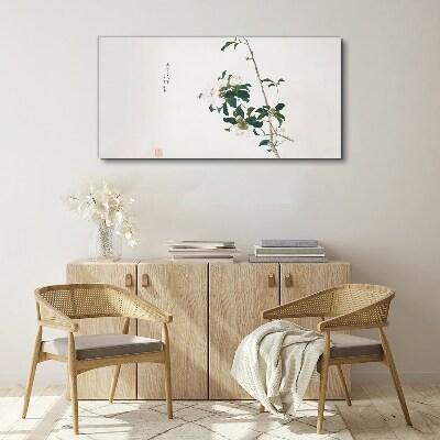 Canvas schilderij Een bloemencompositie in delicate tinten