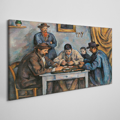 Schilderij op doek Kaartspel
