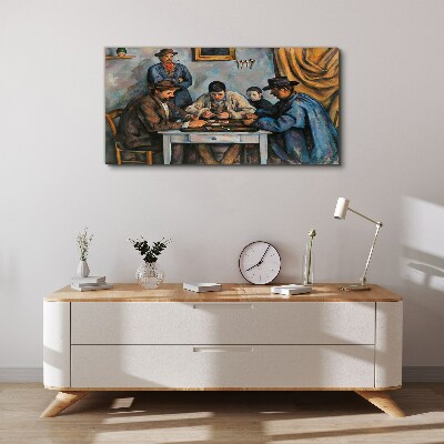Schilderij op doek Kaartspel