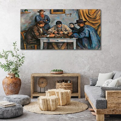 Schilderij op doek Kaartspel