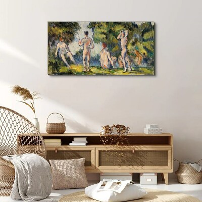 Canvas schilderij Zomerbijeenkomst in de natuur