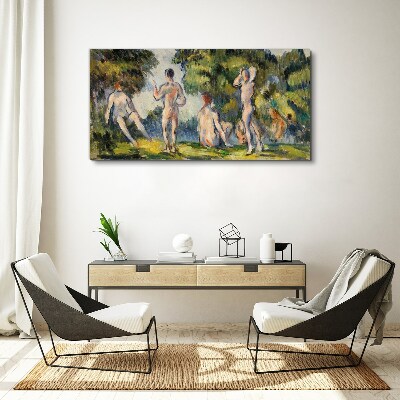 Canvas schilderij Zomerbijeenkomst in de natuur