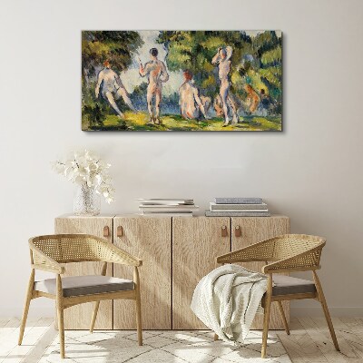 Canvas schilderij Zomerbijeenkomst in de natuur