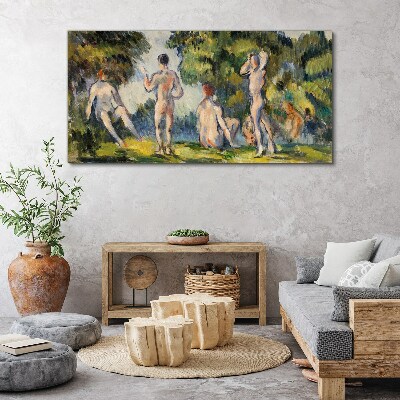 Canvas schilderij Zomerbijeenkomst in de natuur