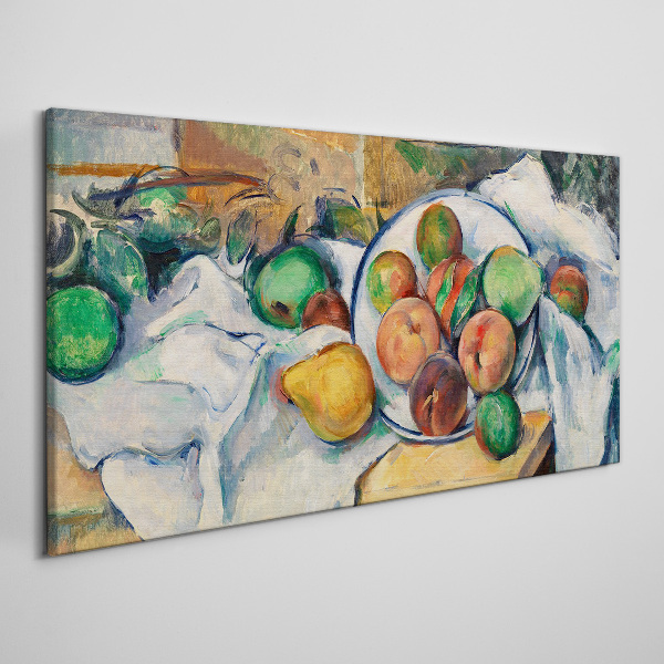 Schilderij op doek Fruitcompositie op een witte achtergrond