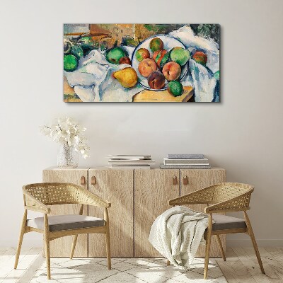 Schilderij op doek Fruitcompositie op een witte achtergrond