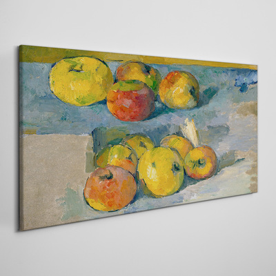 Schilderij op doek Stilleven met appels