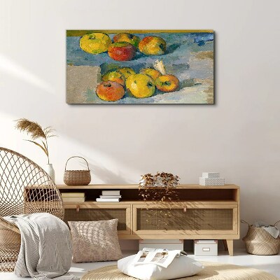 Schilderij op doek Stilleven met appels