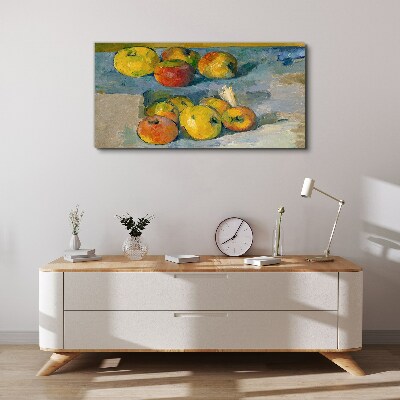 Schilderij op doek Stilleven met appels