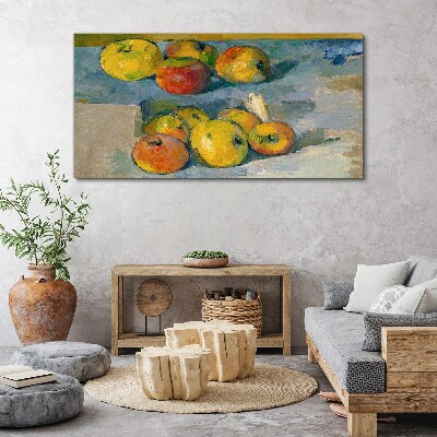 Schilderij op doek Stilleven met appels