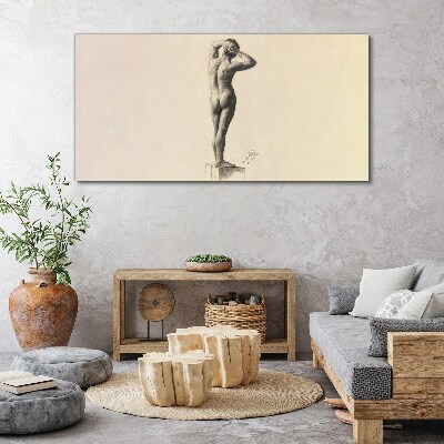 Foto op canvas Een figuur in beweging