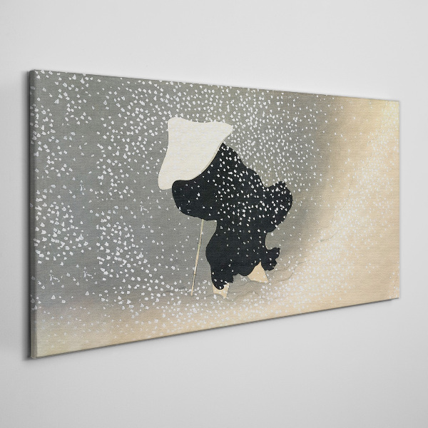 Canvas schilderij Winterverlangen