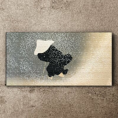 Canvas schilderij Winterverlangen