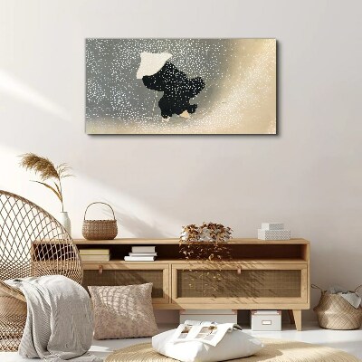 Canvas schilderij Winterverlangen