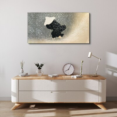 Canvas schilderij Winterverlangen