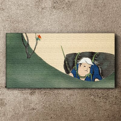 Schilderij op doek Verloren in het groen